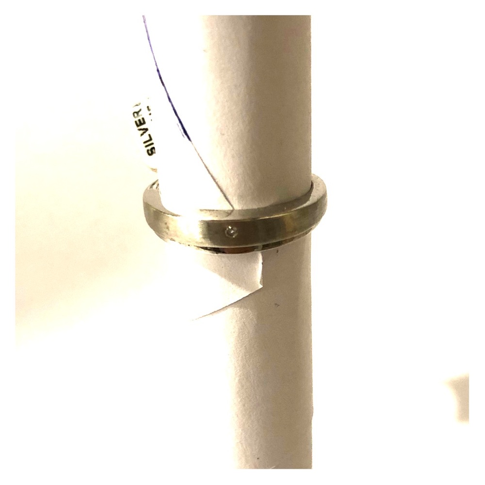 Sterling Silver Ring With Canadian Diamond Viara